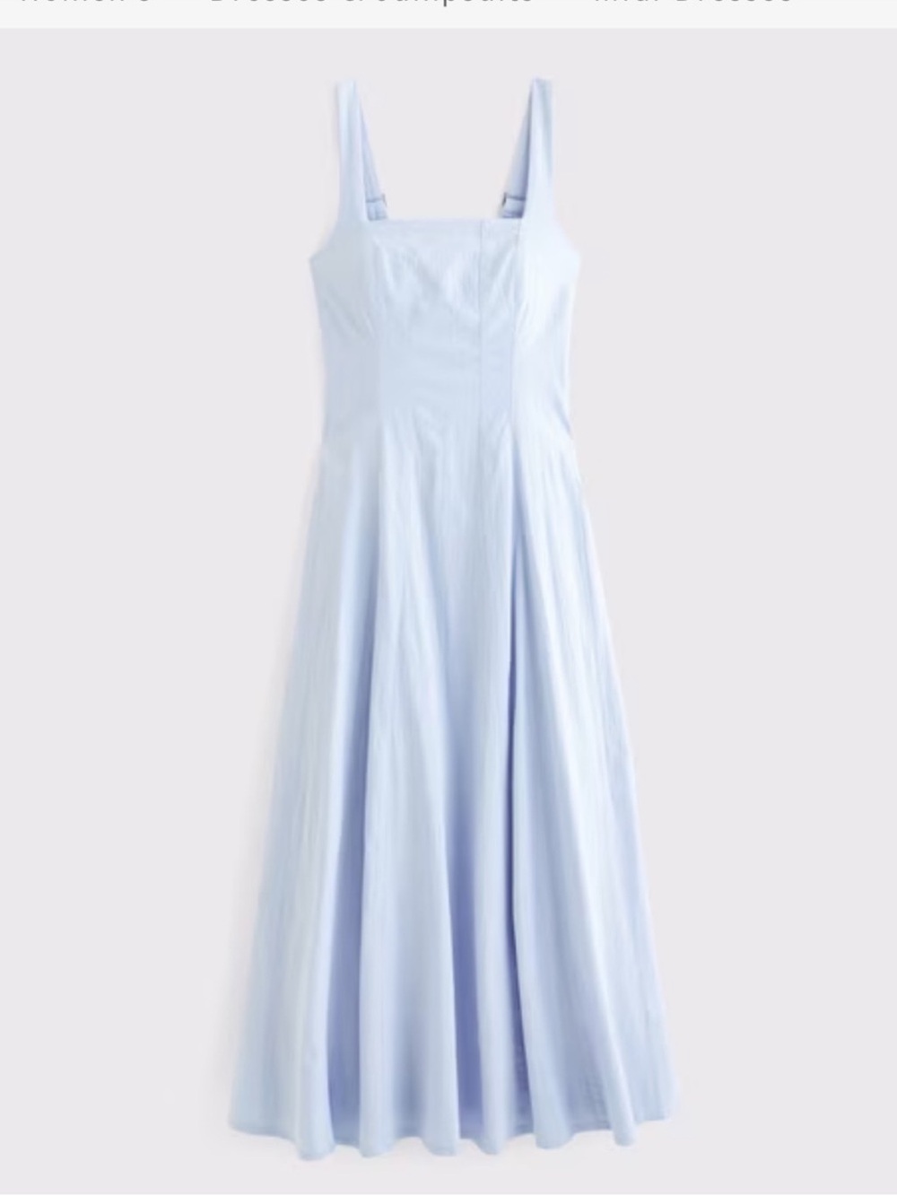 Abercrombie & Fitch Light Blue Midi Dress